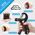Hand Grip Strength Power Trainer Adjustable 5 In 1 Gripper Strengthener Set