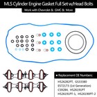 Head Full Gasket Set W  Cylinder Bolts For Chevy Silverado Gmc Sierra 5 3l 4 8l