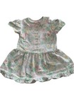 90 s  Floral Denim Dress  cuddle Teen  - Girls Size 5 - Vintage - Rare