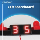 Eastpoint Air Hockey Table - Black   White - Led Scoreboard - Pucks   Pushers
