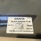 Grafix Ink-jet Printable Shrink Film     Black  8 5 X 11     Pack Of 50    