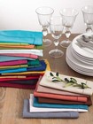 Saro Lifestyle Everyday Collection Hemstitched Dinner Napkin  set Of 4 