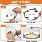 Flea Bed Bug Trap Odorless Cleaner And Flea Killer Trap Pad Sticky Dome 2 Packs