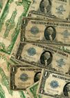 1923 Large Size Silver Certificate  1 Bill Horseblanket Note 100 Years Old