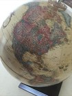 Vintage World Globe  Late 1980   s  Replogue  Wood Base  Raised Relief  9    