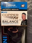 Copper Fit Balance Copper Infused Orthotic Insole  Men s Size M 8 5-10   1 Pair 