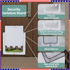 Large Doggie Door With Magnetic Locking Panel For Home Security - Durable   Weat