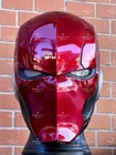 Red Hood Cosplay Helmet Wearable Mask Eye Light Fpr Adult Halloween Prop 1 1