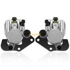Front Left Right Brake Calipers For Kawasaki Prairie 300 Kvf300 1999-2002 W pads