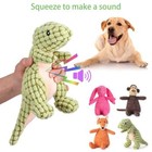 Dog Chew Toy Squeaky For Aggressive Chewers With Squeakers Durable Plush Pet Toy