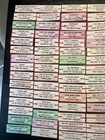 Large Lot Of 150 Original Jukebox 45 Record Title Strips  d1