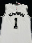 Victor Wembanyama Signed San Antonio Spurs Nba Basketball Jersey Coa