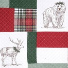 Lennox Holly Cotton Quilted 50  X 60  Throw Blanket