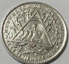 1887 Nicaragua 5 Centavos Silver Coin Hg