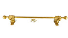 12 -inch Solid Brass Fist Hand Towel Rail     Face Fixing Vintage Antique Style