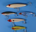 Mixed Lot Of 5 No Name Mirrolure Style Lures  3 -5    Free Shipping 