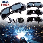 2 Packs True Color Welding Safety Goggle Welding Goggles Welder Glasses