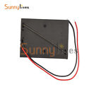 Plastic Battery Storage Case Box Holder With Wire Leads For 3x Aa 4 5v Batteries