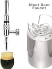 Stout Beer Faucet Nitro Coffee Faucet Food Grade Stainless Steel Beer Keg Tap