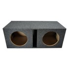 Car Audio Dual 10  Vented Subwoofer Stereo Sub Box Ported Enclosure Speaker