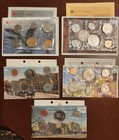Lot Of 5 Canada Uncirculated Coin Sets 1975 1978 1984 1985 1988
