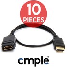 Hdmi Extension Cable 1 5 Ft 4k Hdmi Male To Female Cord Hdtv Projector Pc 10 Pcs