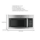 Ge Over-the-range Microwave   Stainless Steel    brand New In Box    1 6-cu Ft