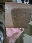 Vtg Kodak Brownie Hawkeye Flash Outfit Camera Brown Travel Case