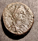 Justinian  Christian Cross In 561 Ad  Nicomedia  16-18mm Byzantine Emperor Coin