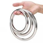 Large   Small Stainless Steel O-rings  Welded Buckles Webbing Leathercraft Ring