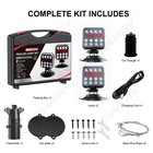 Wireless Trailer Lights Magnetic Tail Tow Light With Retroreflectors Brand New