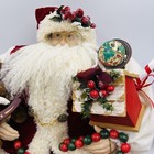 Large 23  Santa Claus Bench Toys Bear Christmas Garland Figure Creative Design