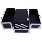 9  Handle Aluminum Makeup Train Case Jewelry Box Cosmetic Organizer Storage