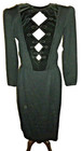 Nwt Vintage St  John Santana Knit Dress Black Womens Size 10
