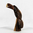 Hand Carved Wooden 7 25  Toucan 2020 Beljze Collin Souvenir Figure