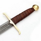 Hand Forged Damascus Steel Viking Sword Sharp Battle Ready Medieval Gift Sword