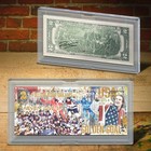 Usa Hockey Gold Medal Golden Goal Genuine  2 Bill Signed By Rency S   Of 2026