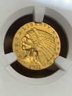 1911  2 5 Gold Indian Quarter Eagle Ngc Au Details Cleaned