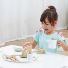 Little Chef Frankfurt 20 Piece Wooden Pretend Play Tea Set  Green