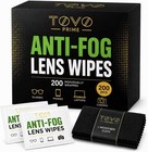 Lens Wipes For Eyeglasses  200 Count Eye Glasses Cleaner Wipes  Pre-moistened   