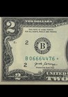  2 Dollar Bill Fancy Serial Number B06664476  Yr 2017a Rare Error