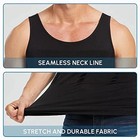 Men3-1 Pack Body Shaper Slimming Belly Vest Compression Shirt Tank Tops Shapewea