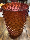 Antique Victorian Cranberry Glass Shade Cylinder 