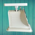 70s American Family Vintage Farmhouse White Metal Kitchen Scale Decor 25lb Works