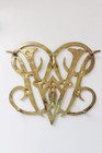 Vintage Brass Williamsburg Trivet Or Wall Hanging