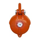 4 5 Ton Bail Snatch Block Hoist Rig-ging Shackle Wire Rope 5  Pulley