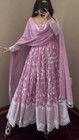 Anarkali Gown Pakistani Salwar Kameez Ready To Wear Dress Wedding Party Suits L
