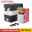 12 Volt Car Refrigerator 30l Portable Freezer 53qt Electric Cooler For Camping