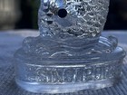 Vintage Singapore Merlion Glass Statue Figurine Lion