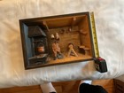 Vtg German Or Swiss Old Handmade Wooden Folk Art Shadow Box Diorama 